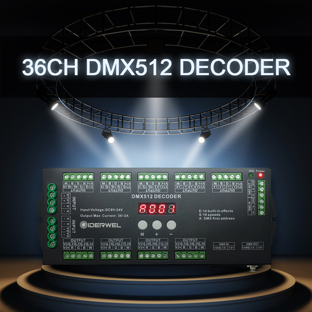 36CH DMX 512 ڴ RGBW LED Ʈ Ʈѷ ܼ ..